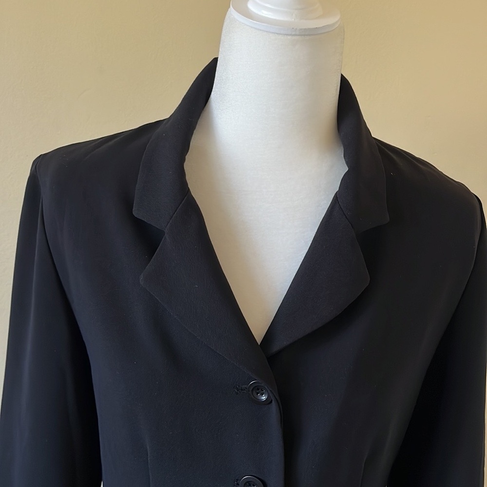 Black Button Down Blazer - image 3